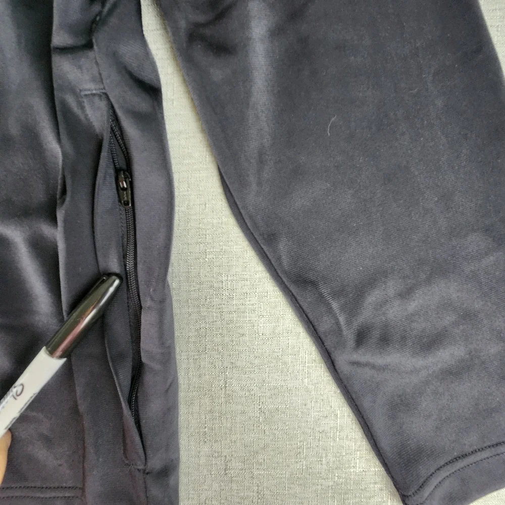 Adidas Mens Full Zip Track Jacket Black Recycled Polyester XL NWT